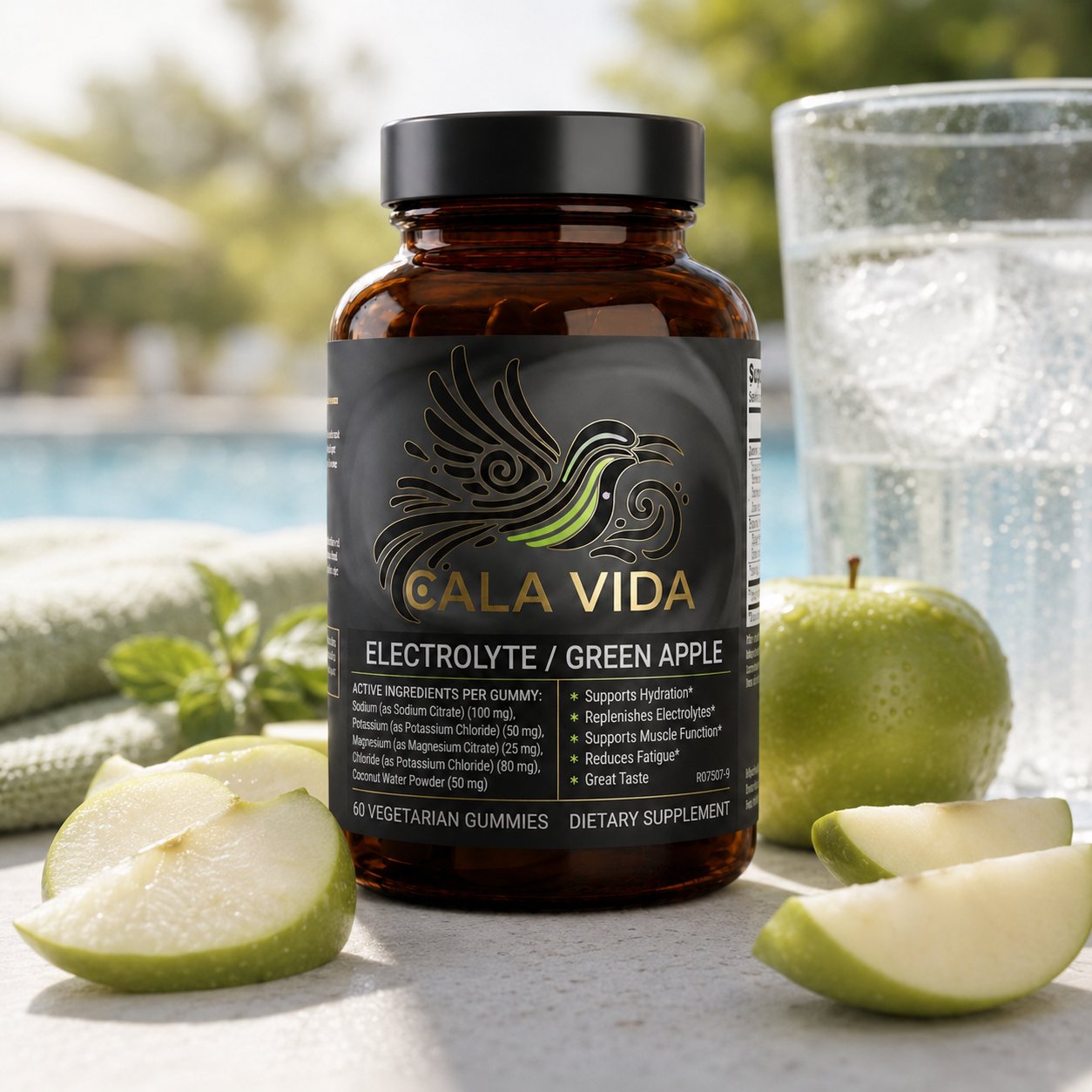 Electrolyte Green Apple Gummies